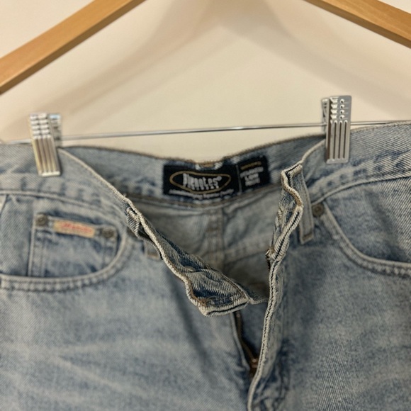 VINTAGE Bluenotes Blue Jean Shorts Distressed Cut-Off Style - Picture 2 of 4